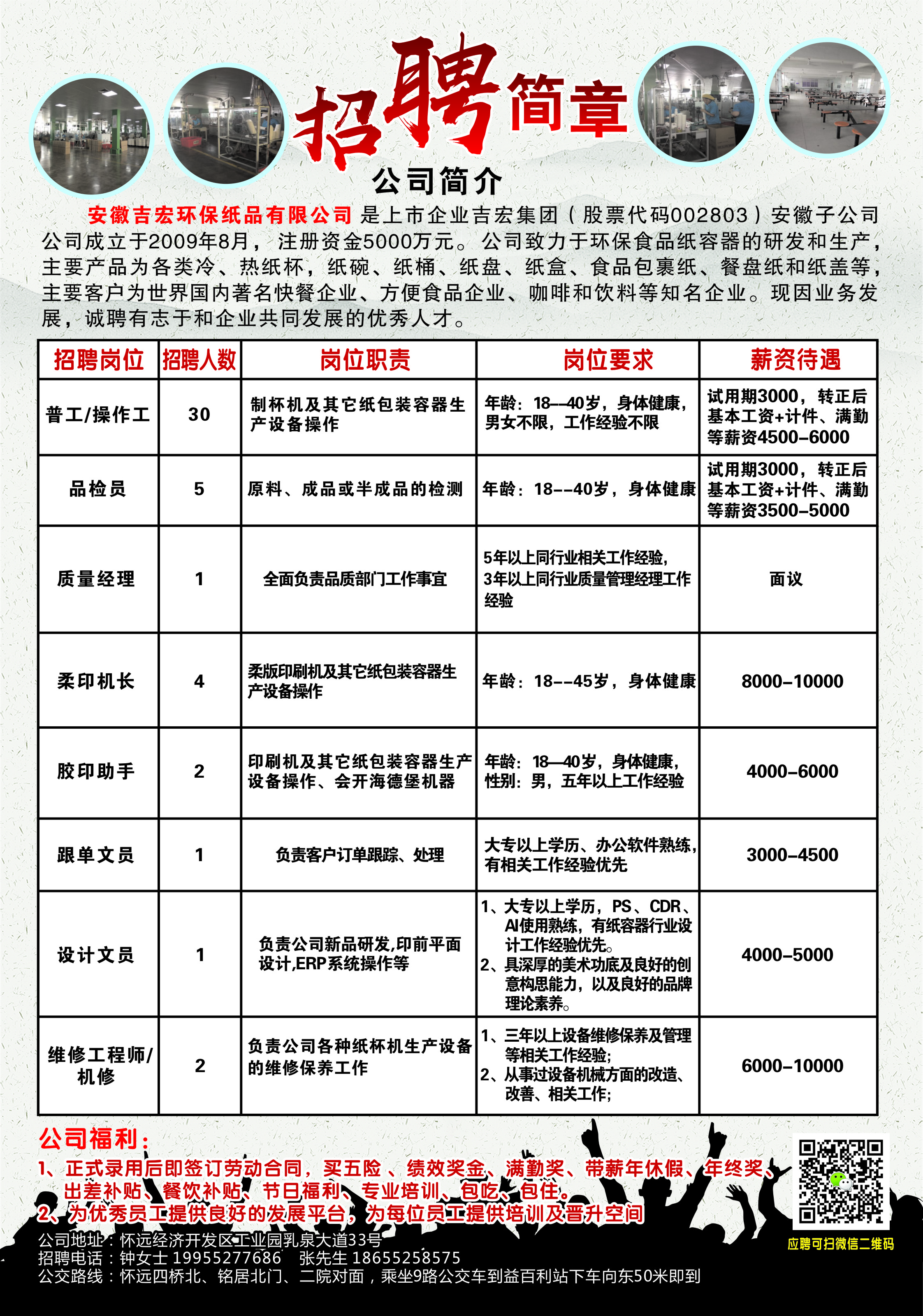 最新招聘启事，寻找卓越的吸塑开机主管